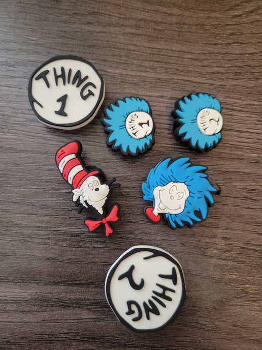 Cat In the Hat Croc charms