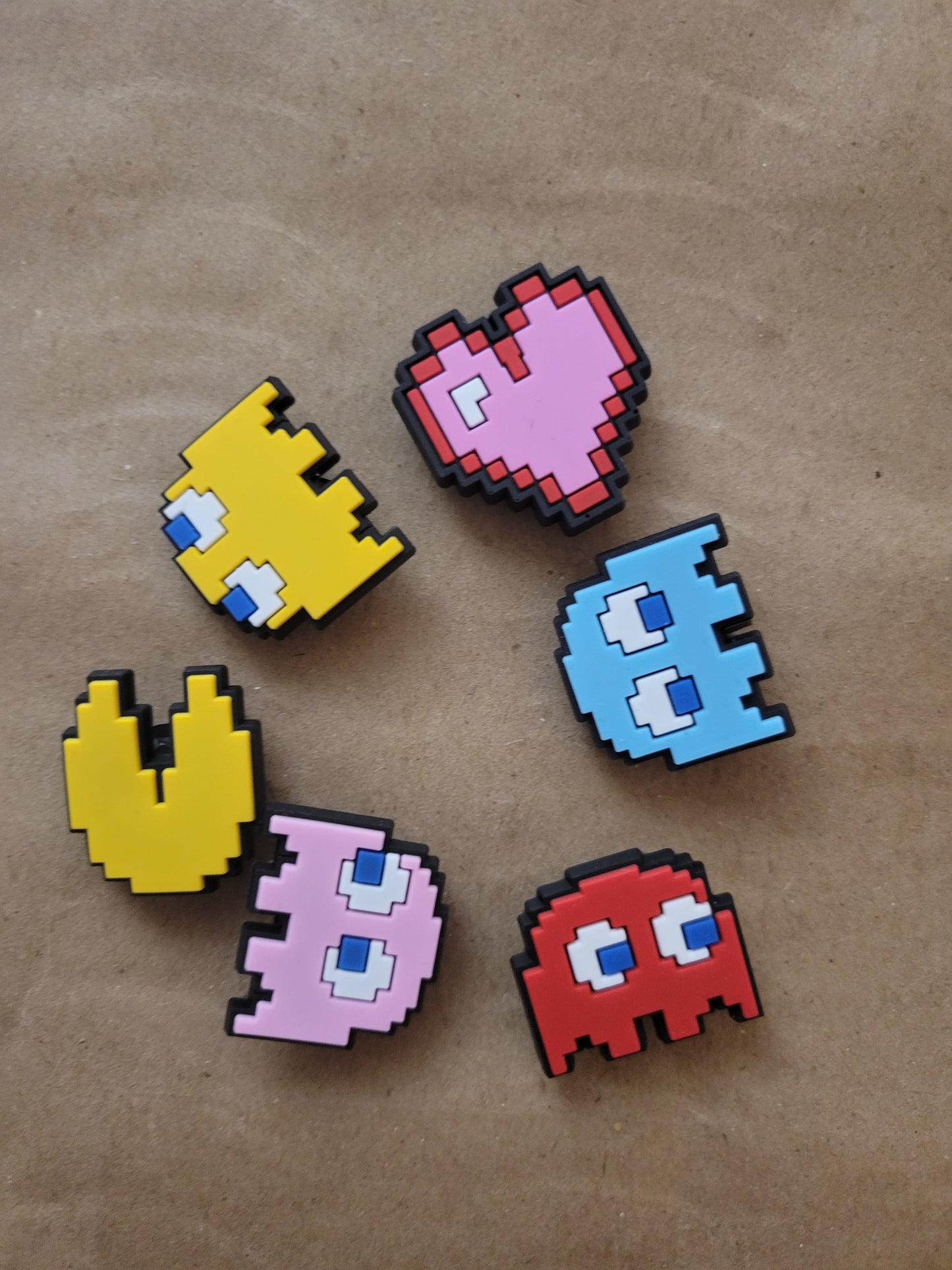 Pacman Croc charms